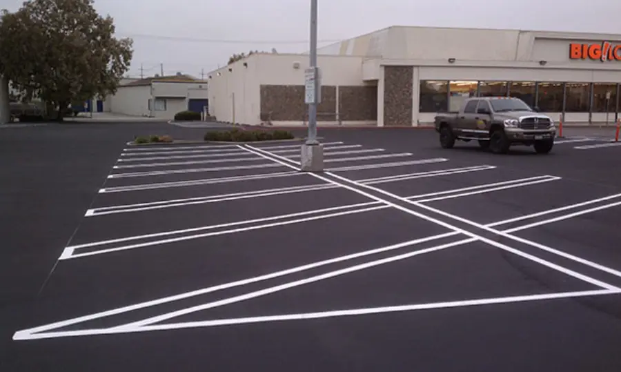 Commercial parking lot, Jackson