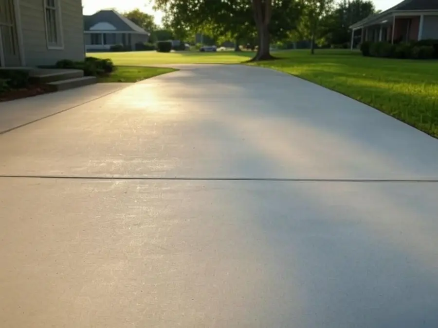 Concrete driveway, Brandon